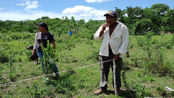 Capacitación y gestión en derechos comunidades de la Chiquitanía boliviana.
