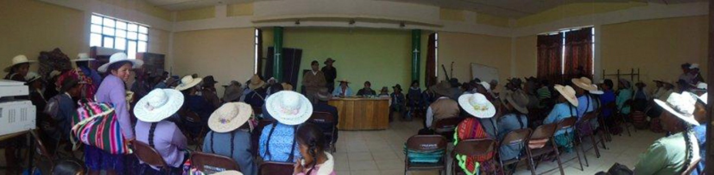 Asociación de Regantes de Anzaldo avanza hacia su consolidación económica y social