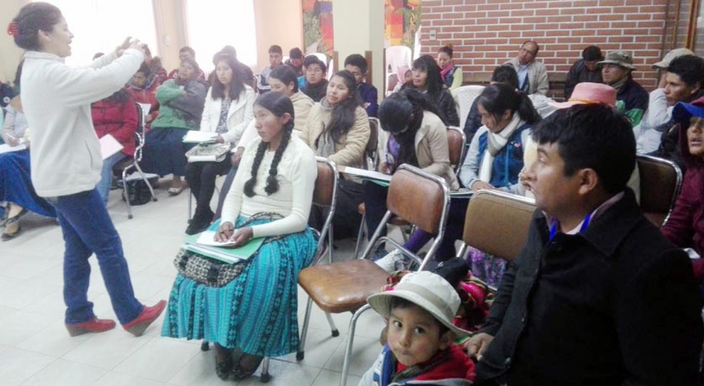 Jóvenes rurales fortalecen sus capacidades de planificación territorial