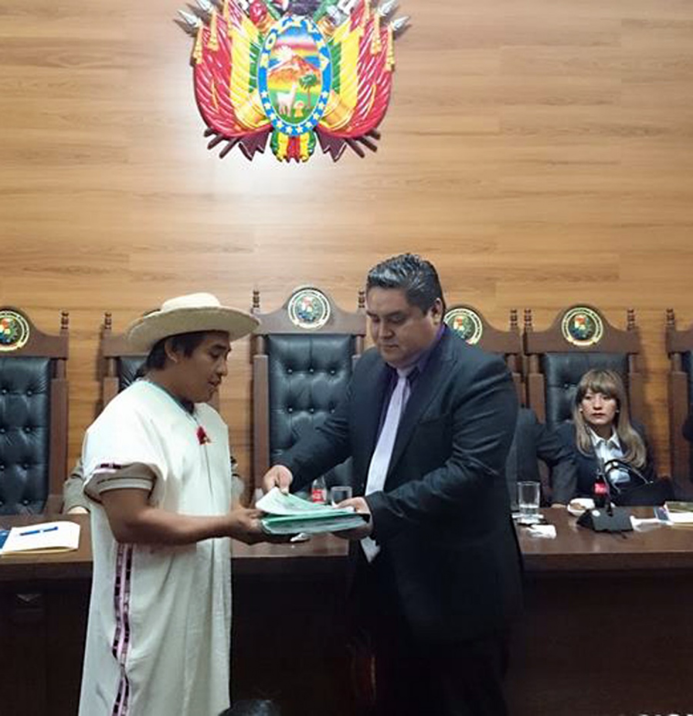 Asamblea Territorial del TIM entrega su proyecto de estatuto autonómico al Tribunal Constitucional Plurinacional