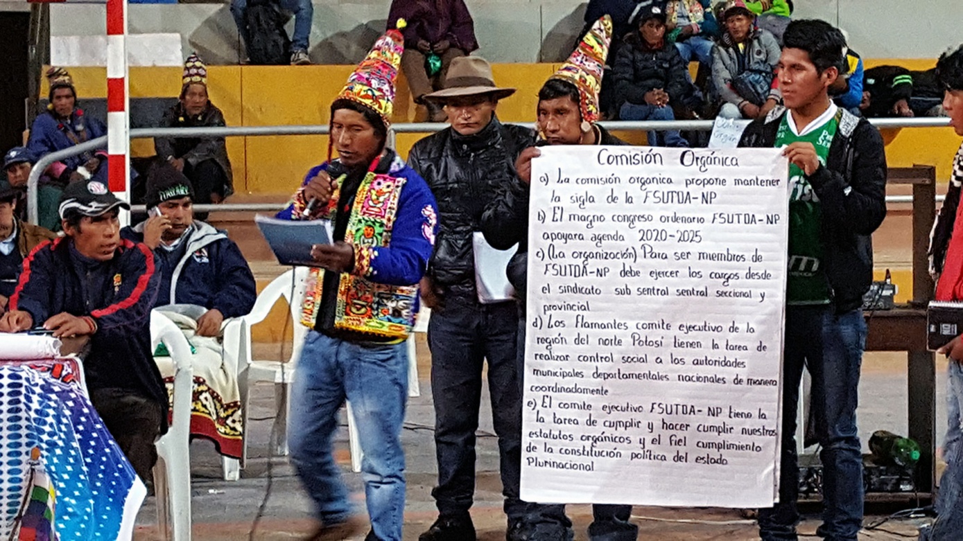 Congreso Ordinario del Norte de Potosí decidió fortalecer su estructura orgánica
