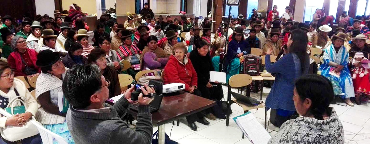 Mujeres aprueban la Agenda Política Departamental de La Paz  2019 - 2024