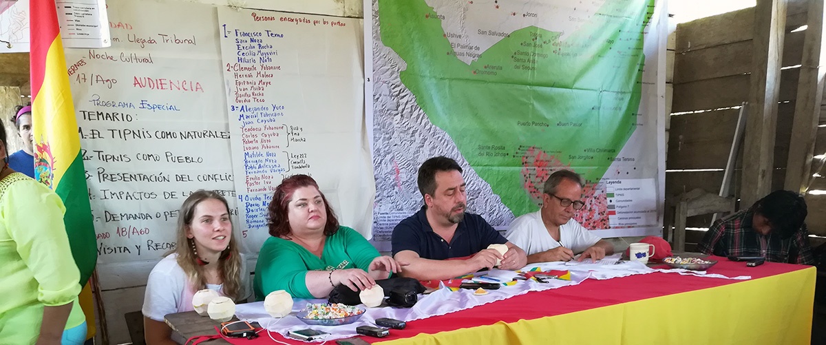 Tribunal Internacional de los Derechos de la Naturaleza realiza la verificación in situ de la demanda en contra del Estado Boliviano por el caso TIPNIS