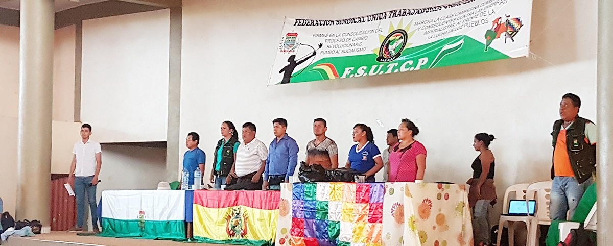 Trabajadores campesinos de Pando realizan informe de su agenda estratégica gestión 2017-2018