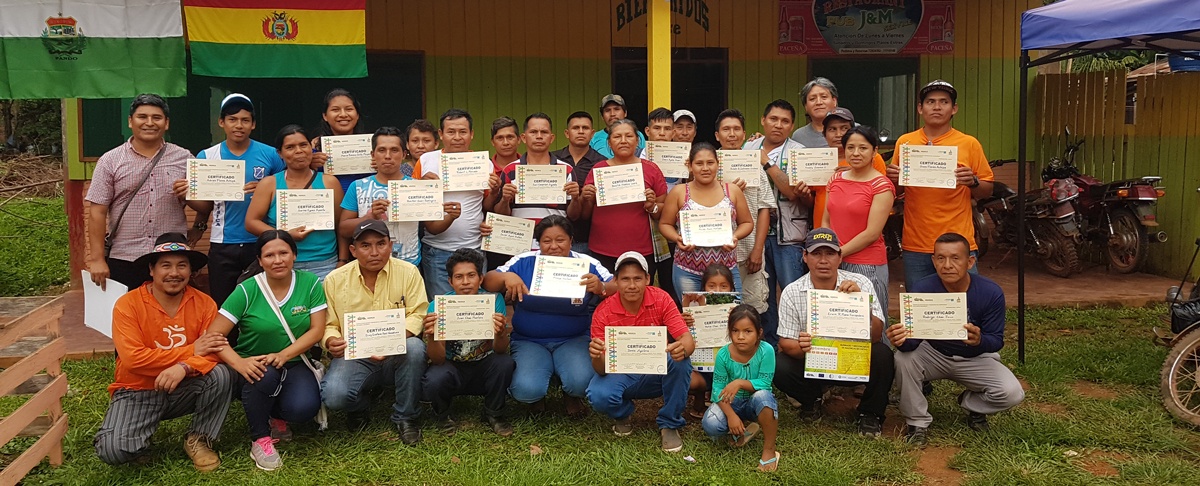 ORGANIZACIONES DE LA AMAZONÍA FINALIZAN 2 AÑOS DE PROCESO DE FORMACIÓN DE LIDERAZGO GESTIÓN 2017 - 2018