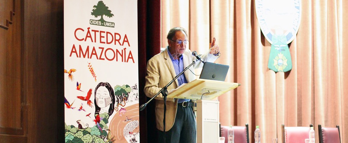 Inició la Cátedra Amazonía con la Conferencia Magistral de Carlos Walter Porto Gonçalves