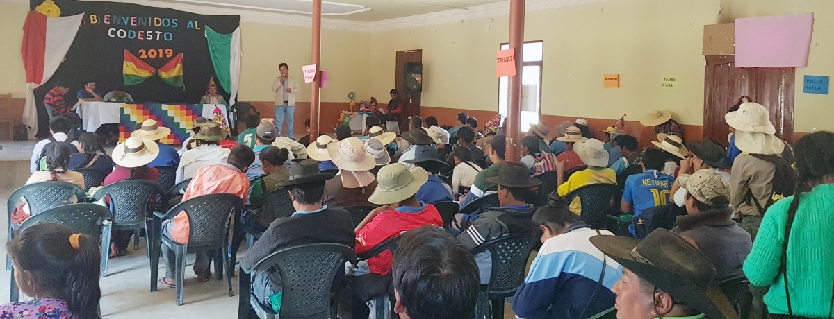 Organizaciones sociales de Torotoro participan en la Cumbre Municipal POA 2020 
