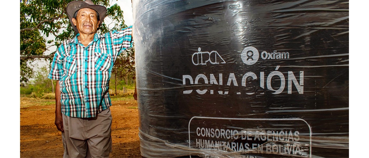 CIPCA Y OXFAM entregan ayuda humanitaria a comunidades afectadas por incendios y sequía en la Chiquitania