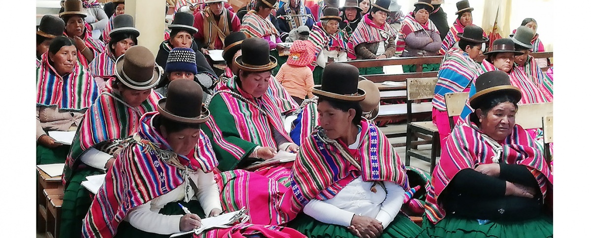 Mujeres de Calamarca deciden participar activamente en espacios orgánicos y políticos