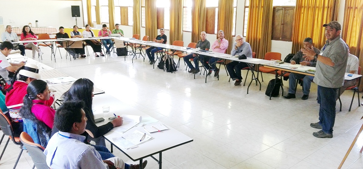 CIPCA presentó propuestas económicas productivas en Seminario Andino “Agroecologías Economías y Territorio” en Colombia 
