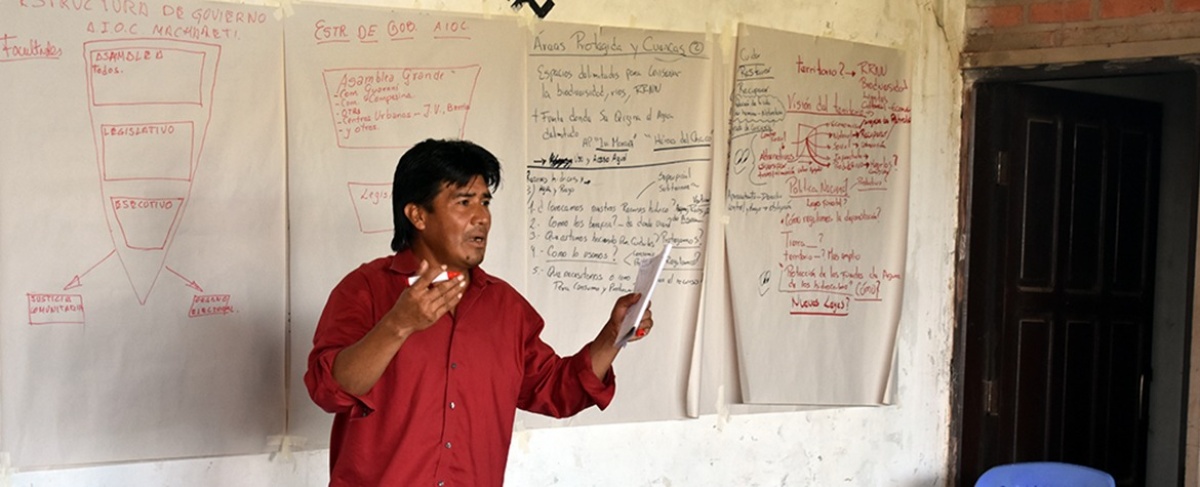 ¡NO al fracking! en Machareti. Anuncio de YPFB puso en alerta al pueblo guaraní