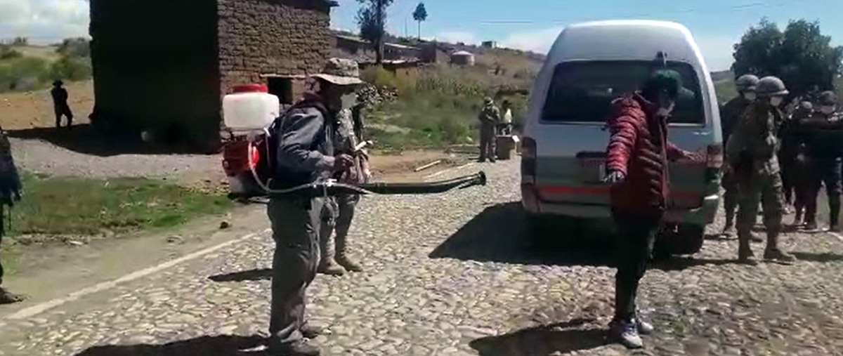 Diversas instancias de municipios rurales de Cochabamba y Potosí trabajan de manera conjunta para hacer frente al COVID-19