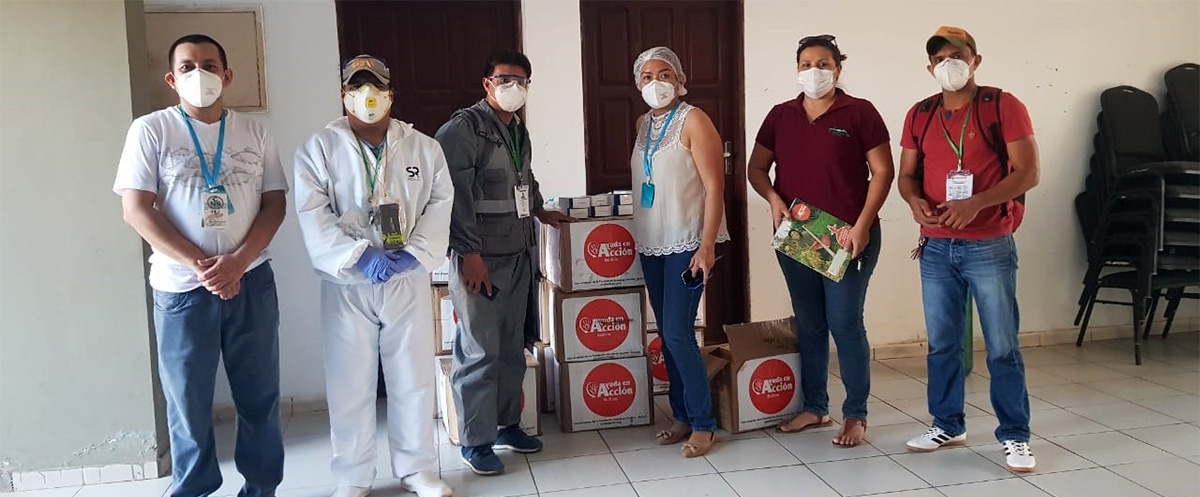 Trinidad y San Ignacio de Mojos reciben material de bioseguridad para enfrentar la crisis del covid-19