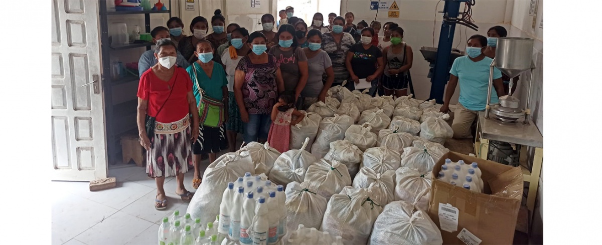 Familias indígenas guarayas reciben ayuda alimentaria e implementos de bioseguridad del CIPCA Santa Cruz