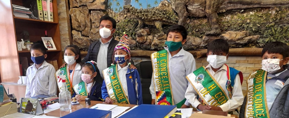 Por el derecho a una buena alimentación niños del municipio de Torotoro agencian la aprobación de una ley de alimentación saludable