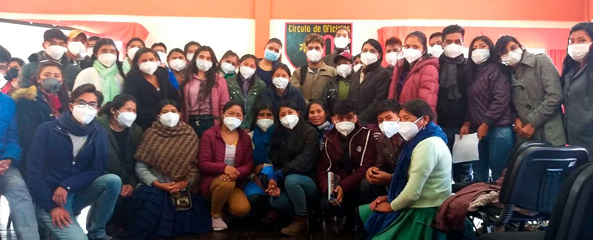 Jóvenes reunidos en un encuentro interdepartamental plantean propuestas para el ejercicio de sus derechos 