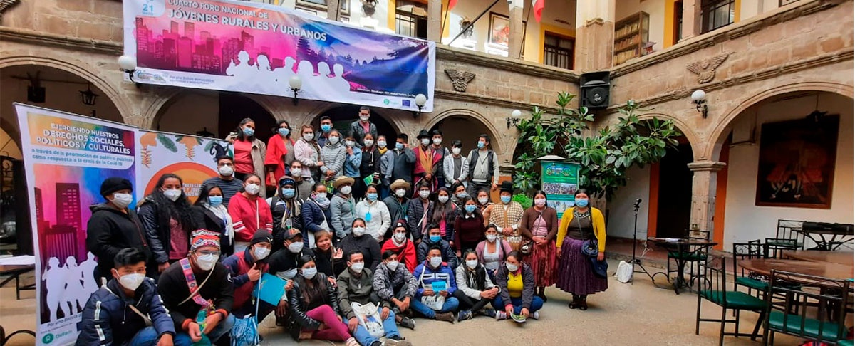 Jóvenes rurales y urbanos reunidos en el IV Foro Nacional elaboran propuestas para el ejercicio de sus derechos