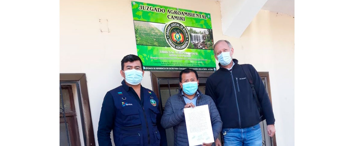 El GAIOC de Charagua Iyambae demanda al INRA y la ABT ante el tribunal agro ambiental.