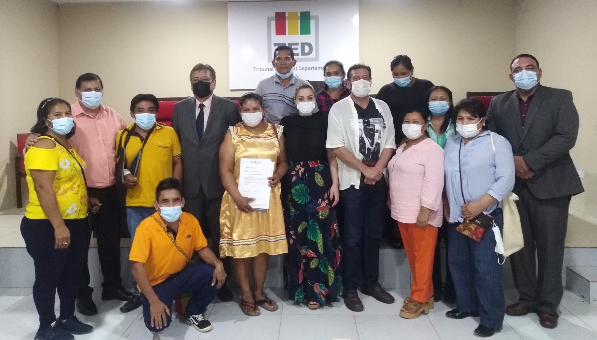 El Territorio Indígena Multiétnico (TIM) recibió la Resolución de supervisión a la aprobación de su Estatuto Autonómico emitido por el Tribunal Supremo Electoral  