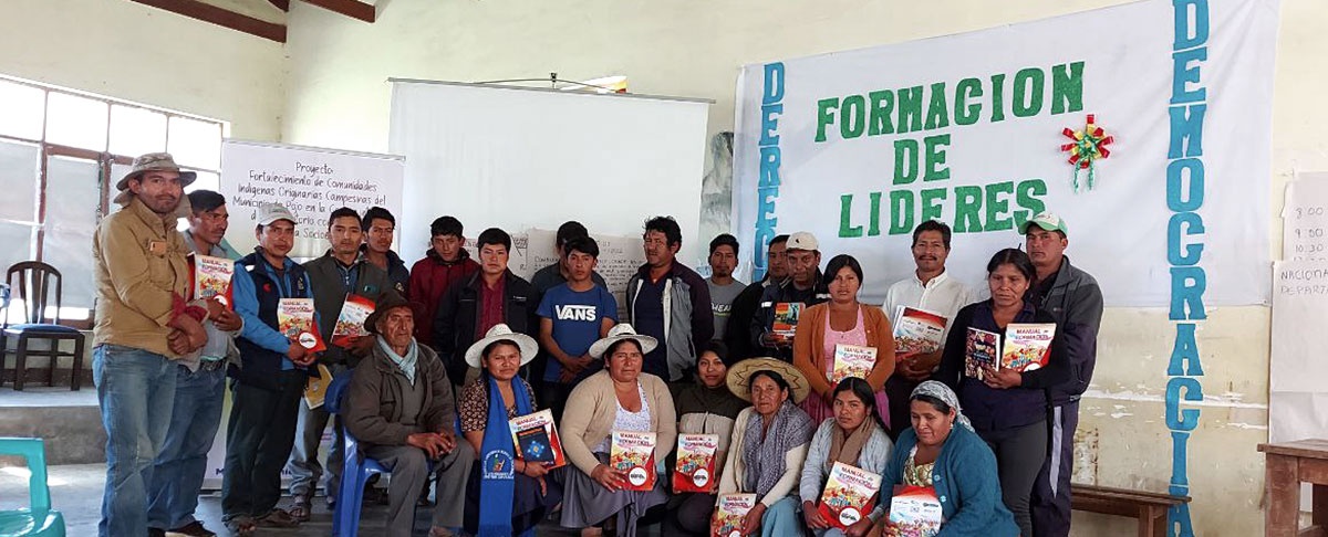 Inicia programa de Formación de Líderes en Derechos, Democracia y Gestión Territorial en Pojo.