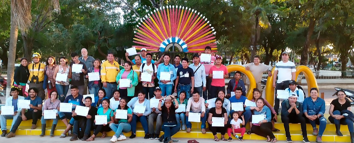 Jóvenes de Beni fortalecen su rol frente al cambio climático que afecta la Amazonía.