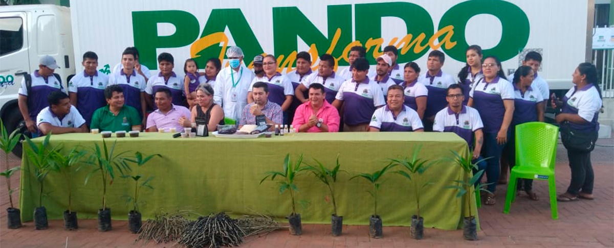 Ocho organizaciones económicas campesinas de Pando que aprovechan los frutos amazónicos se benefician con el fortalecimiento a la cadena de frío para sus productos.