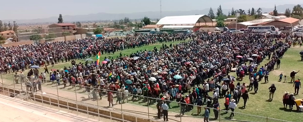 XX Congreso de la Federación Sindical Única de Trabajadores Campesinos de Cochabamba.