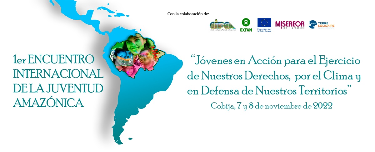 Jóvenes de Bolivia, Colombia, Perú y Brasil se reúnen en Pando para intercambiar propuestas y articular acciones en un encuentro internacional de la Amazonía.