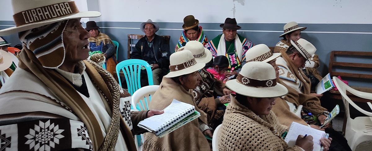 Jach'a Karangas emite pronunciamiento en defensa del medio ambiente, el agua y la madre tierra .
