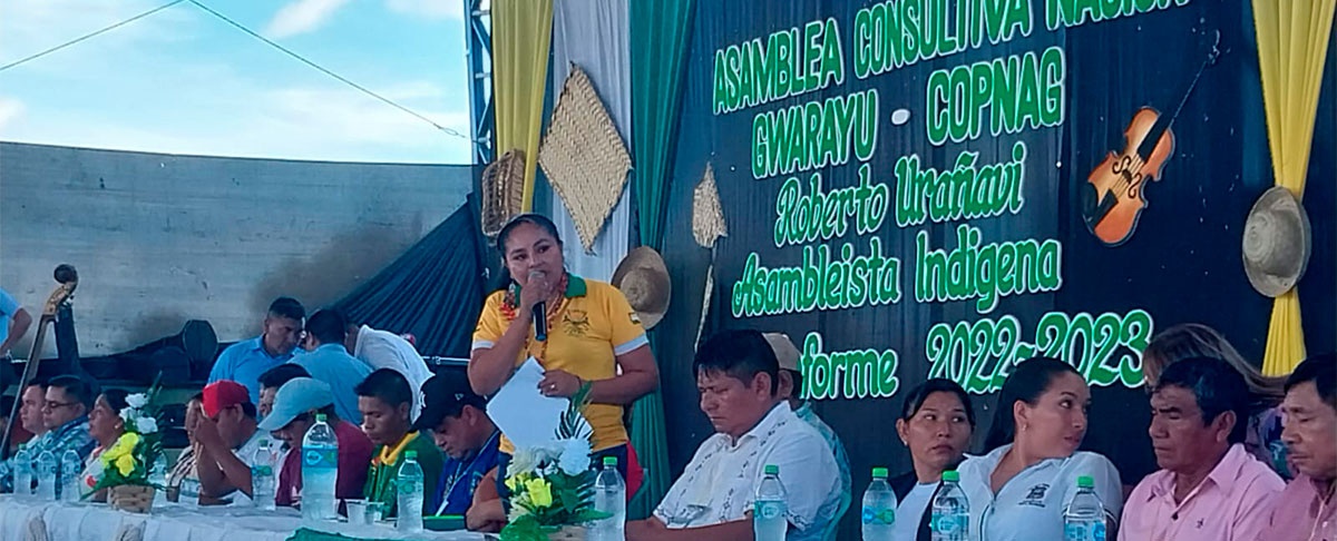 Asamblea Consultiva COPNAG, para la ratificación de asambleístas indígenas del Pueblo Gwuarayú gestión 2023..