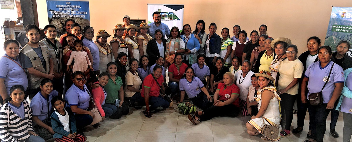 Mujeres indígenas Chiquitanas y Guarayas avanzan en la construcción de una agenda con justicia climática y de género