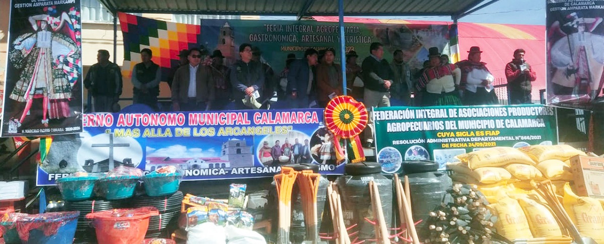Feria agropecuaria, gastronómica, artesanal y turística del municipio de Calamarca