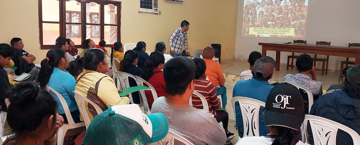 Líderes y lideresas del pueblo indígena Gwurayú, participan del I módulo del Programa de Formación de Liderazgo Político Democrático e Intercultural