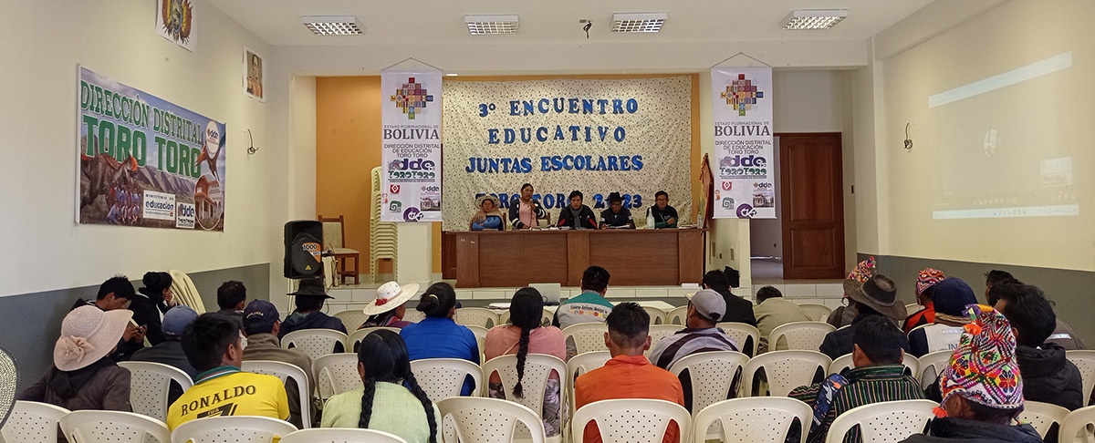Encuentro educativo analiza el estado nutricional de los estudiantes del municipio de Torotoro