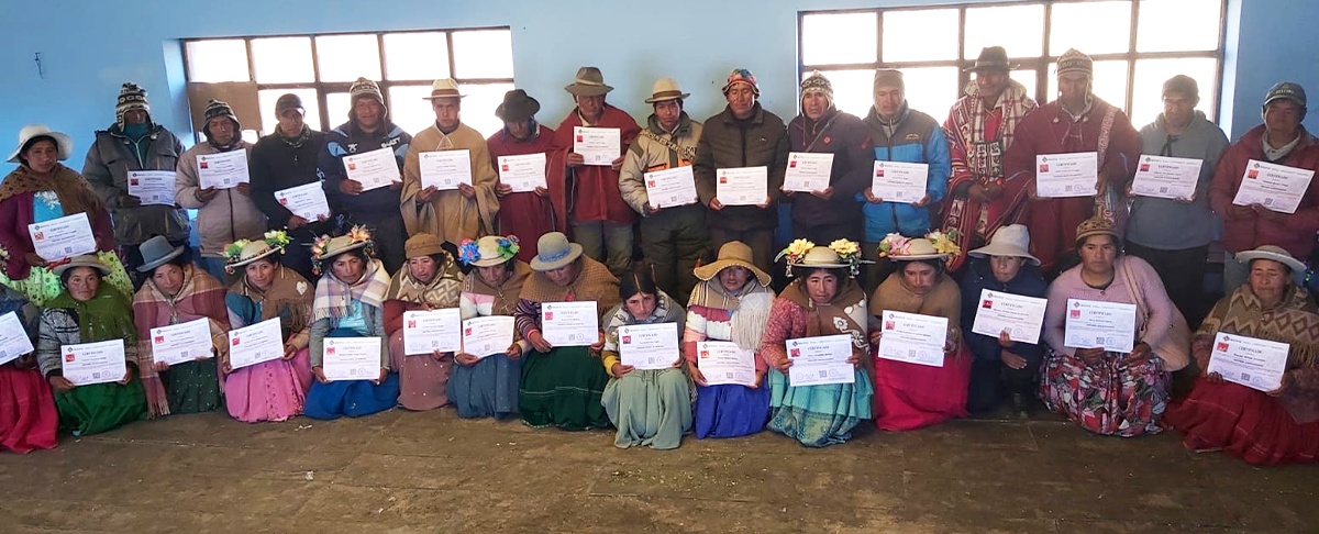 Productoras/es se certifican como gestores agroecológicos y defensores de derechos humanos 