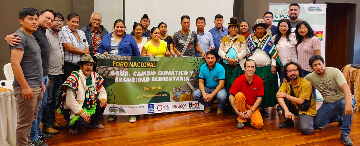 Foro Nacional CIPCA: Factores que interfieren en la producción campesina indígena y la seguridad alimentaria