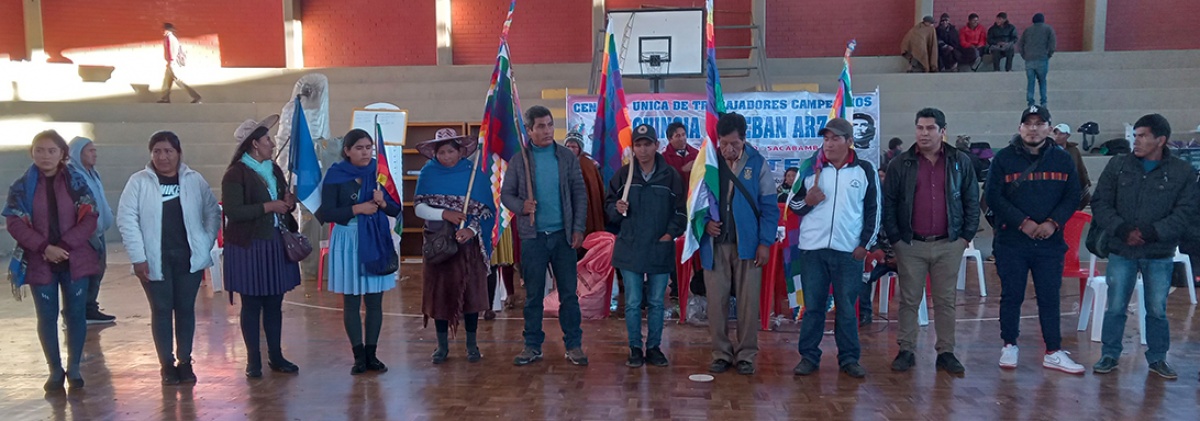 Campesinos de la provincia Esteban Arze emiten mandatos para sus autoridades