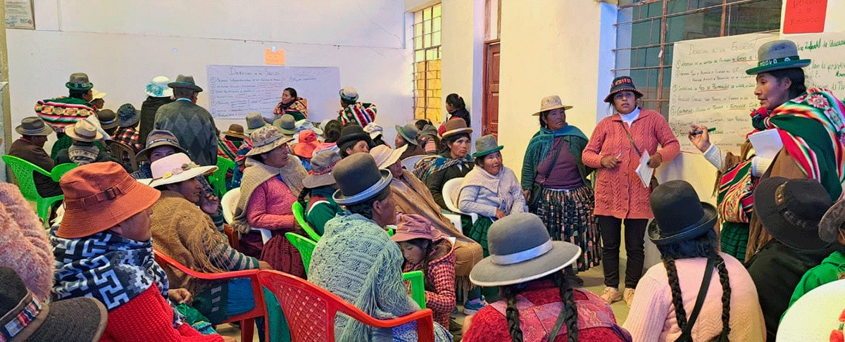 Tantachawi de mujeres de Totora Marca se constituye en un espacio seguro y propio de las mujeres 