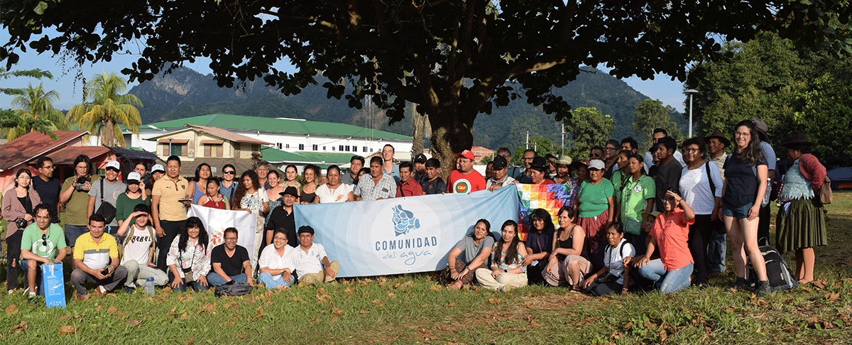 Comunidad del Agua plantea al FOSPA la elaboración participativa de una Ley Integral del Agua