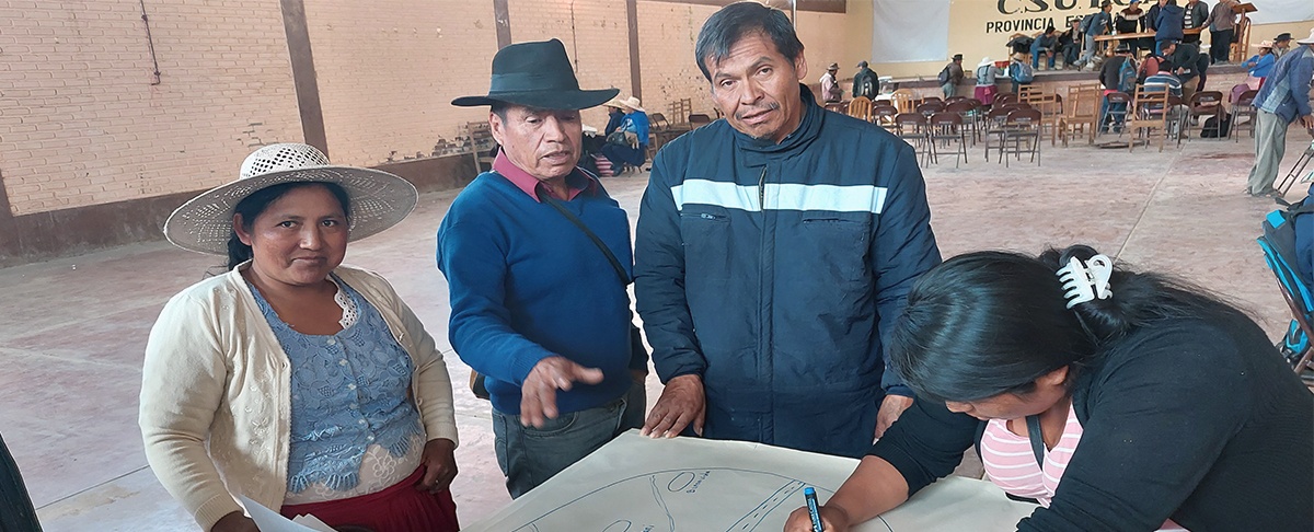 Organizaciones comunitarias del municipio de Anzaldo trabajan en fortalecimiento de la gestión de riesgos