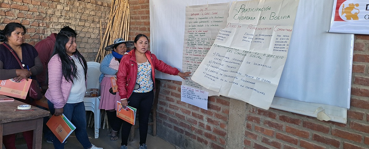 Líderes formados en democracia intercultural y control social plantean elaborar una agenda de la juventud