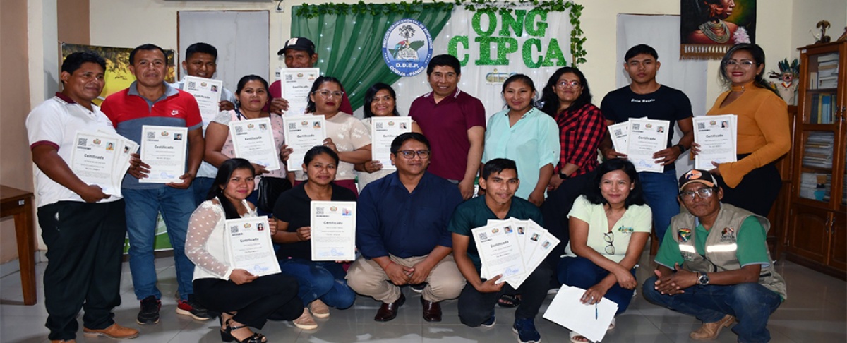 Histórica Graduación de Gestores de Negocios Rurales provenientes de organizaciones económicas campesinas e indígenas en el Norte Amazónico