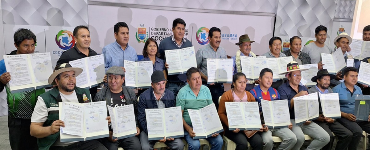 Gobernación de Cochabamba replica experiencia de tanques circulares para la seguridad alimentaria