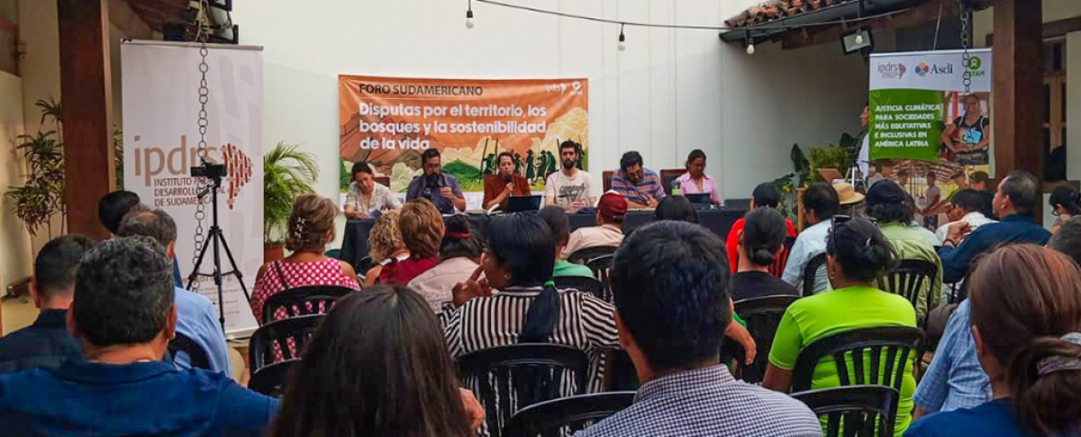 CIPCA Norte Amazónico participa en el Foro Sudamericano sobre disputas territoriales y sostenibilidad de la vida