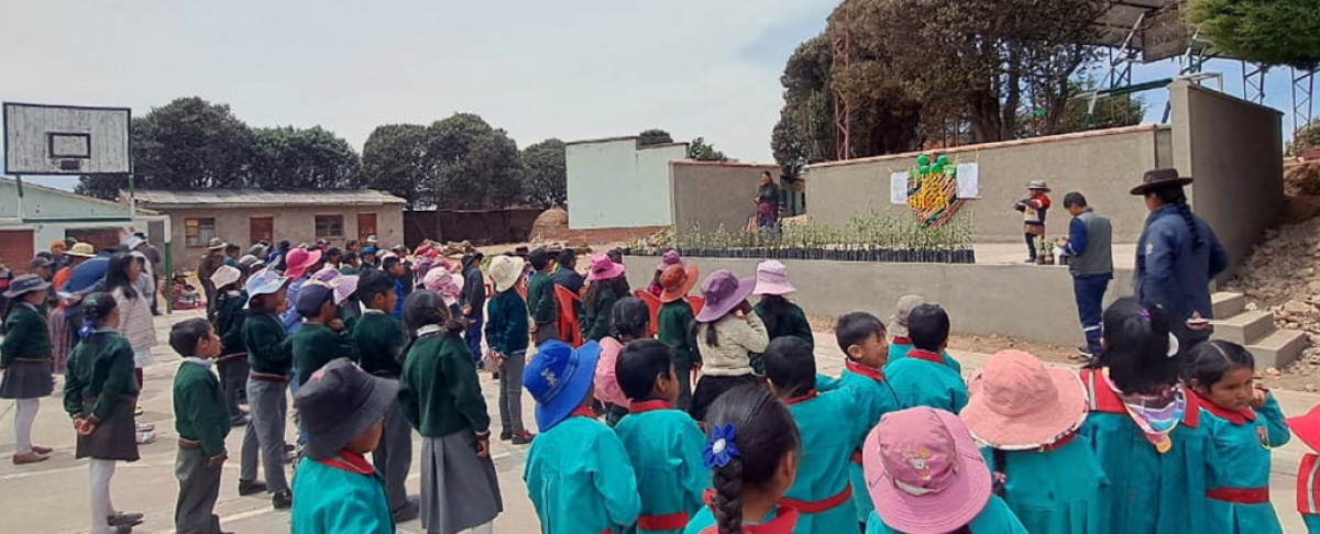 “Sembrando Vida, Cosechando Futuro” Campaña de Forestación en San Pedro de Totora y San Andrés de Machaca