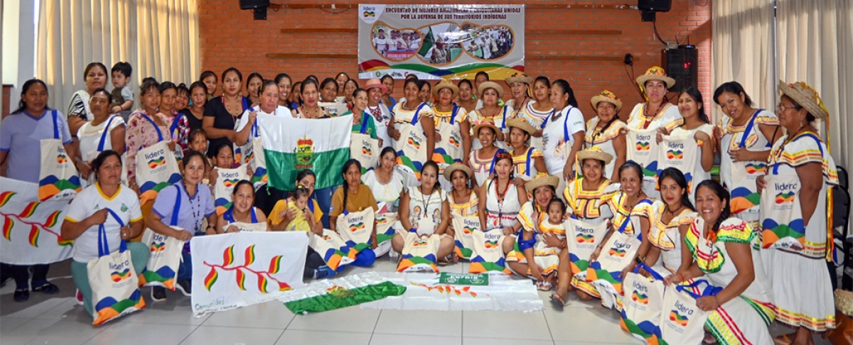 Mujeres indígenas del norte amazónico de Pando y Chiquitanía fortalecen alianzas para la defensa de sus territorios