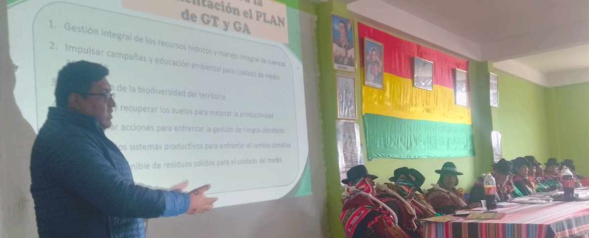 San Andrés de Machaca aprueba plan de gobernanza ambiental