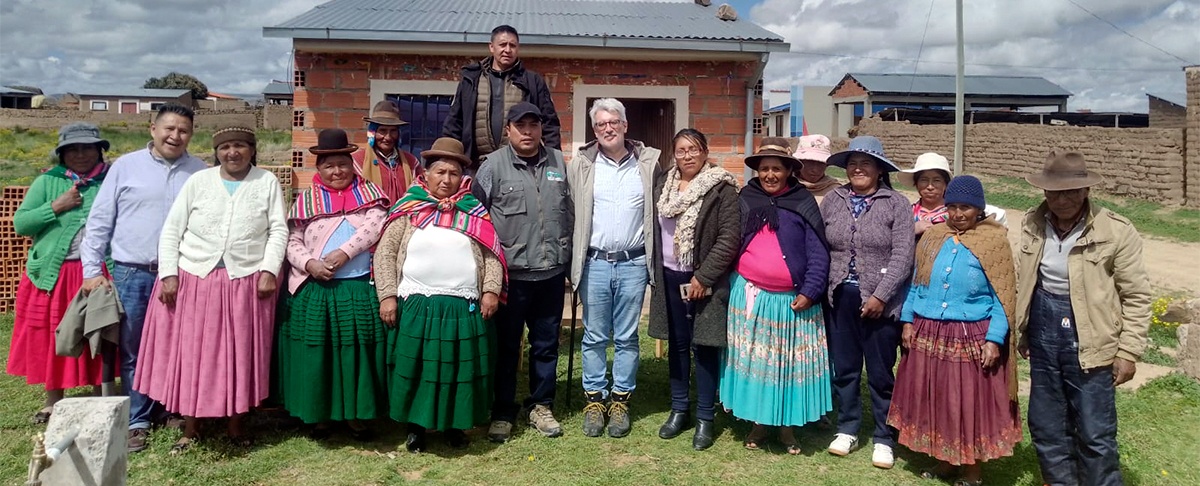 FIDA visita experiencias de agricultura y ganadería familiar resiliente en el Altiplano