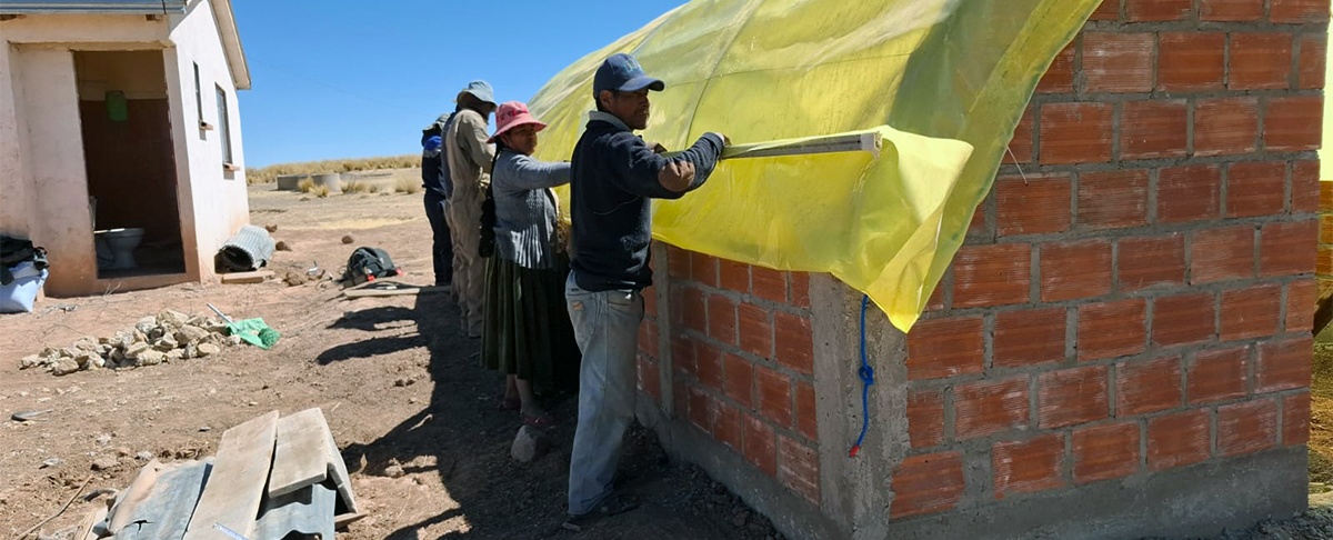 Juventud productiva: jóvenes de San Andrés de Machaca apuestan por la producción de hortalizas en carpas solares