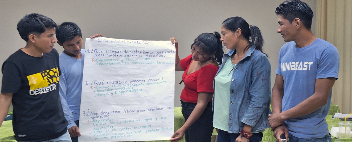 Juventudes indígenas se articulan por la sostenibilidad de la Amazonía y la Chiquitanía